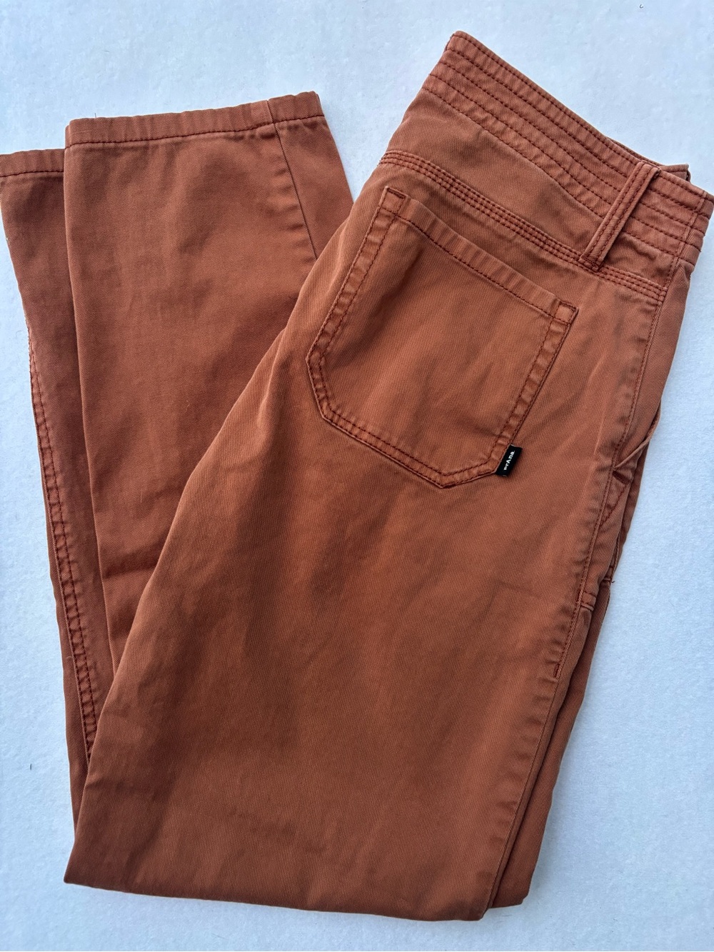 Prana Burnt Orange Straight-Leg Pants - Picture 8 of 11